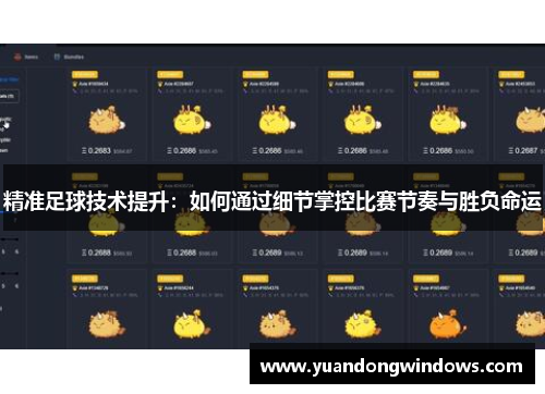 精准足球技术提升：如何通过细节掌控比赛节奏与胜负命运