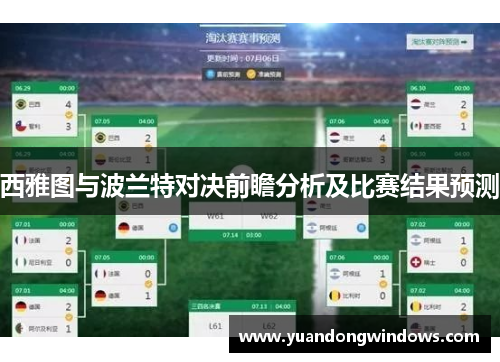 西雅图与波兰特对决前瞻分析及比赛结果预测